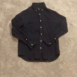 J. Crew Navy Men's Casual Button Down Shirt